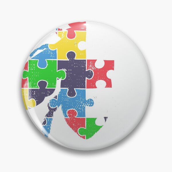 Item preview, Bee Kind Beautiful Autism Awareness Gift gift design Puzzle print designed and sold by Lisbob.