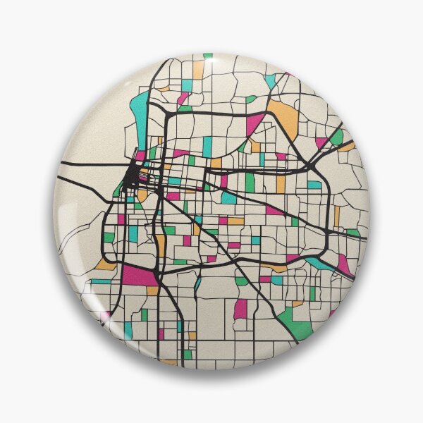 Item preview, Memphis, Tennessee Street Map designed and sold by A Deniz Akerman.