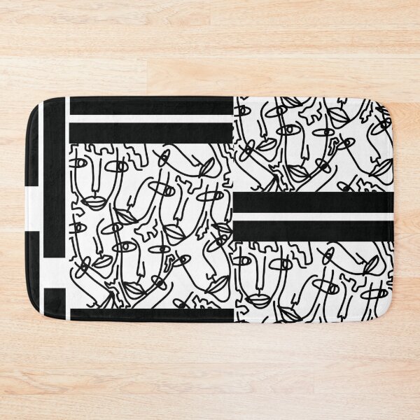 Item preview, Black and White Face Line designed and sold by OMdesign10.