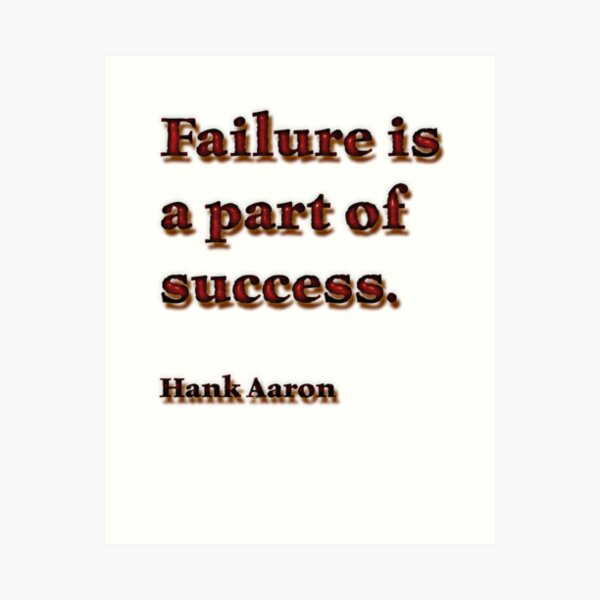Item preview, Failure is a part of success designed and sold by boogeyman.