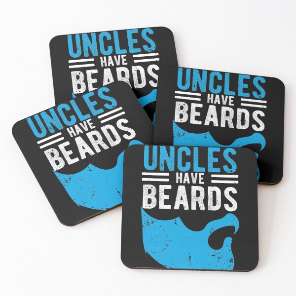 Item preview, Best Uncles Have Beards design, Uncle design, Beard gift print designed and sold by Lisbob.