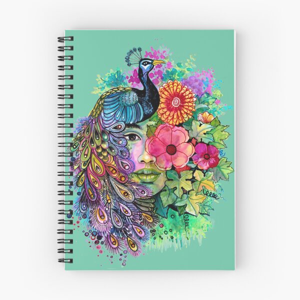 Item preview, Face and peacock designed and sold by varelagraphics.