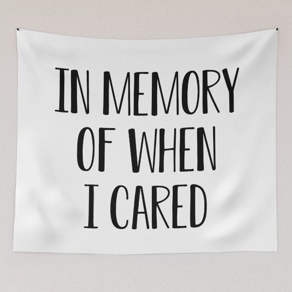 Item preview, In Memory Of When I Cared - Edition designed and sold by FoGow Store.