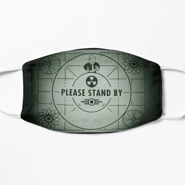 please stand by face mask Flat Mask
