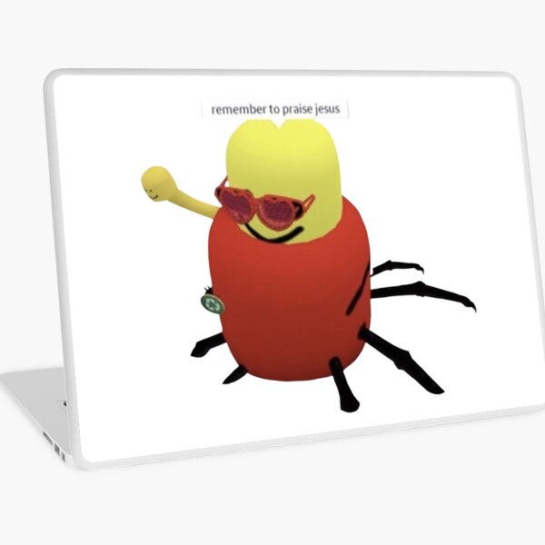 Roblox Video Game Laptop Skins Redbubble - spider duck roblox