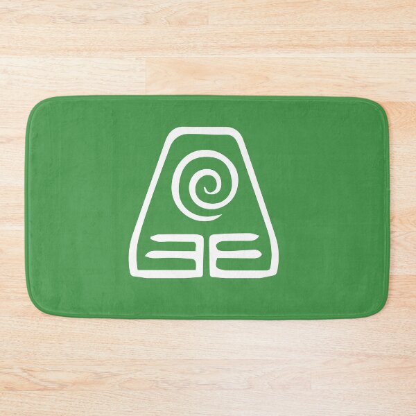 Item preview, Earthbending Symbol (white) designed and sold by hopperograss.