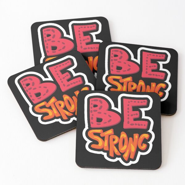 Item preview, Be Strong Affirmation and positivity designed and sold by More than Myriad.