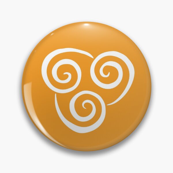 Item preview, Airbending Symbol (white) designed and sold by hopperograss.