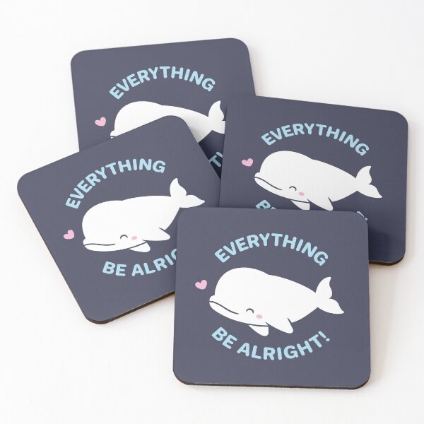 Item preview, Cute Everything Whale Be Alright designed and sold by rustydoodle.