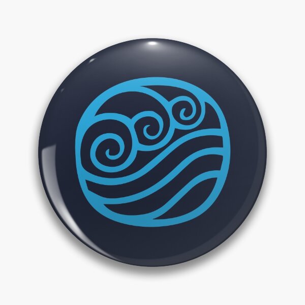 Item preview, Waterbending Symbol (light) designed and sold by hopperograss.