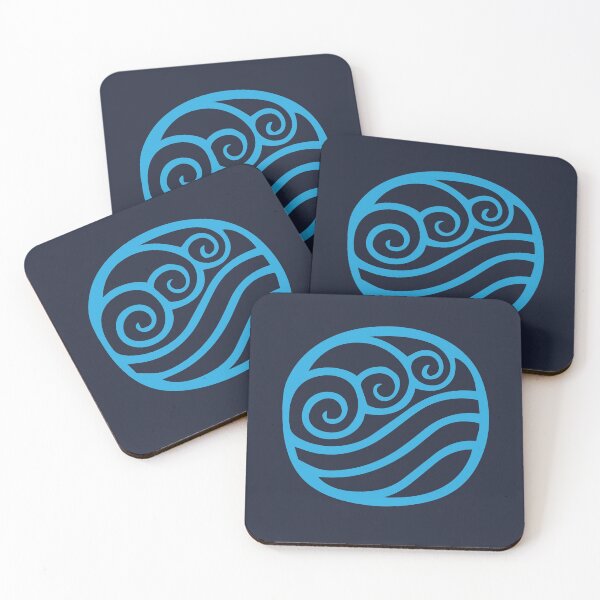 Item preview, Waterbending Symbol (light) designed and sold by hopperograss.