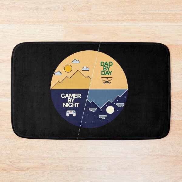 Item preview, Gamer Dad | Dad by Day, Gamer by Night | Funny designed and sold by Minimalwiz.