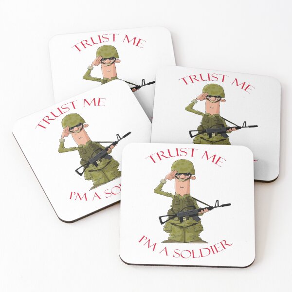 Item preview, Trust Me I'm A Soldier designed and sold by triangle-studio.