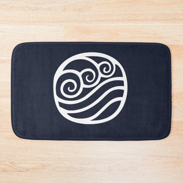 Item preview, Waterbending Symbol (white) designed and sold by hopperograss.