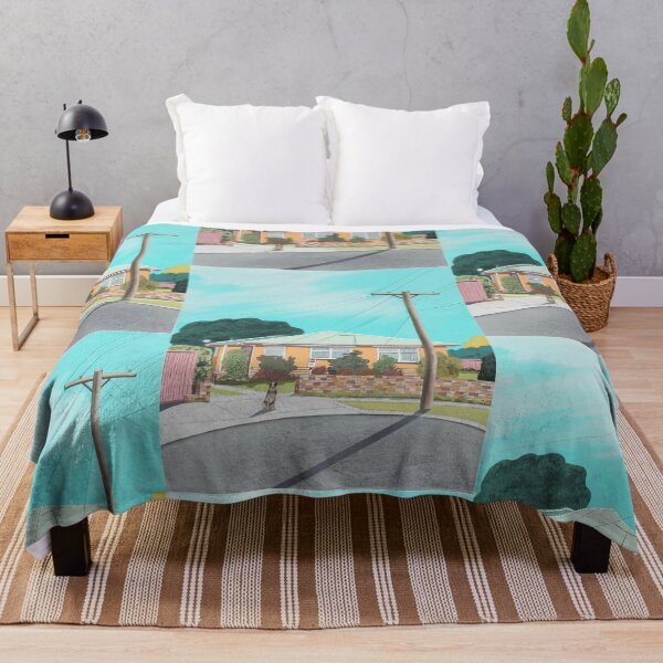 Guardian of the Court Throw Blanket