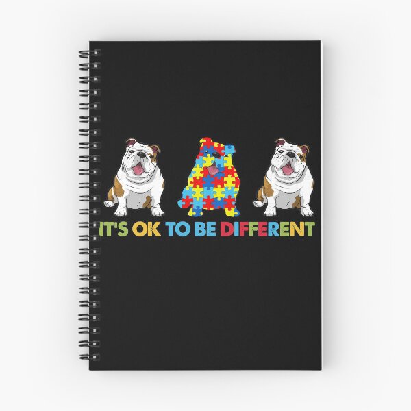 Item preview, It's Ok To Be A Little Different Autism Bulldog designed and sold by nangam257.