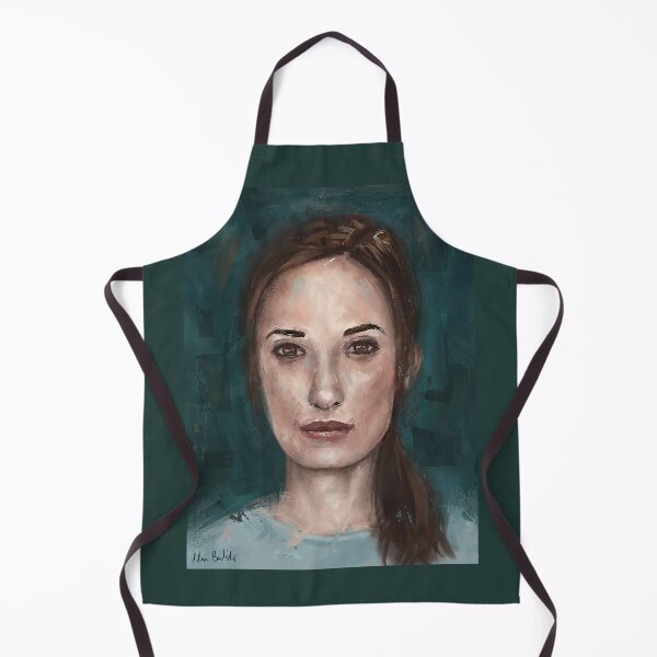 Item preview, Painting of a Young Woman with an Intense Look in the Eyes designed and sold by ibadishi.