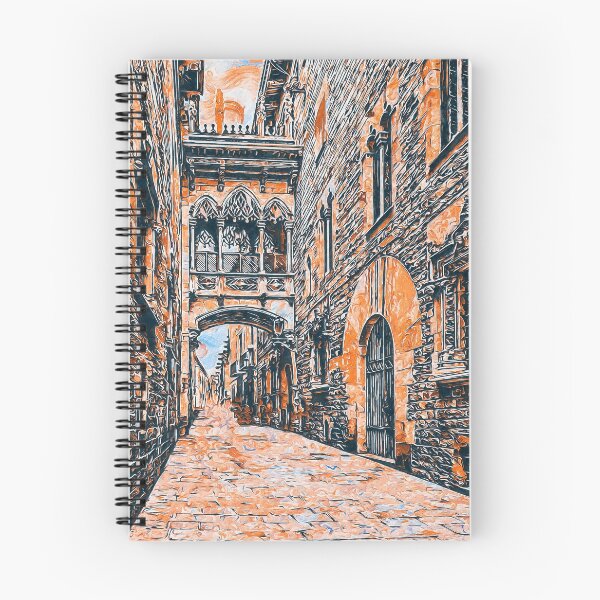 Item preview, Barcelona, Gothic Quarter designed and sold by AM FineArtPrints.