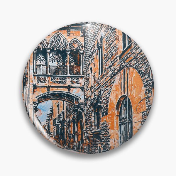 Item preview, Barcelona, Gothic Quarter designed and sold by AM FineArtPrints.