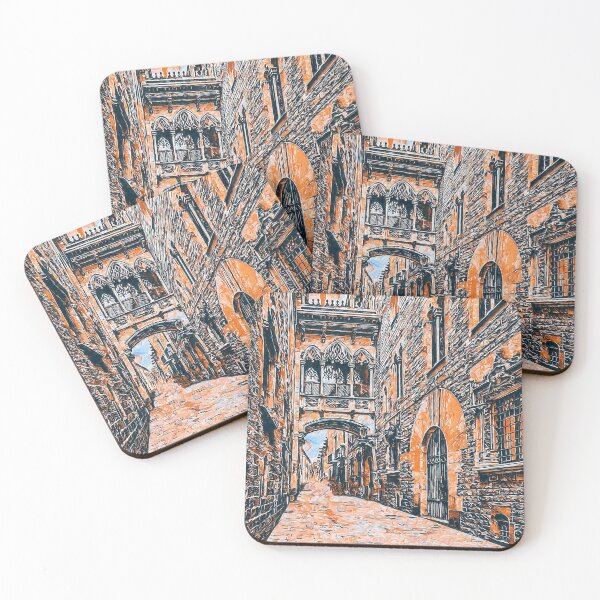 Item preview, Barcelona, Gothic Quarter designed and sold by AM FineArtPrints.