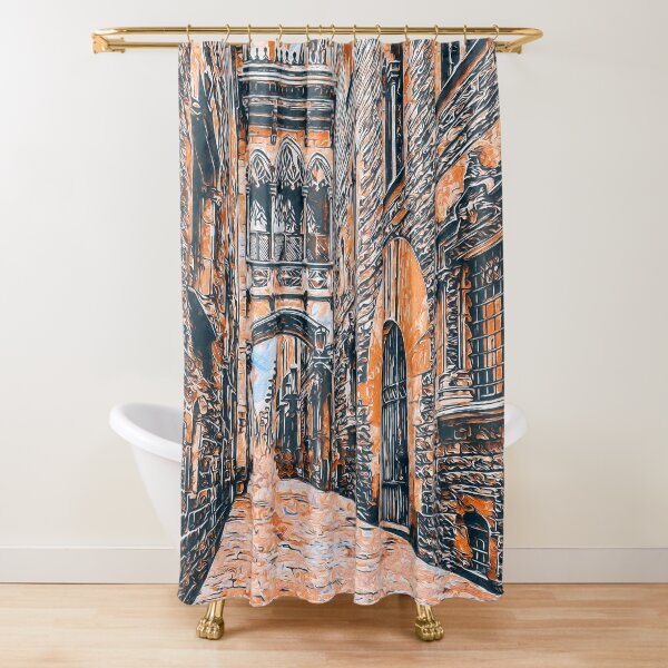 Item preview, Barcelona, Gothic Quarter designed and sold by AM FineArtPrints.