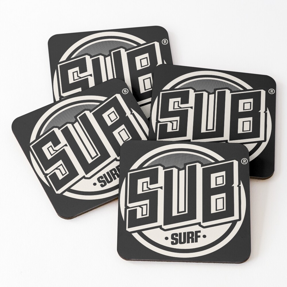 Copy of Sub Surf Logo - Subway Surfers Coasters (Set of 4)