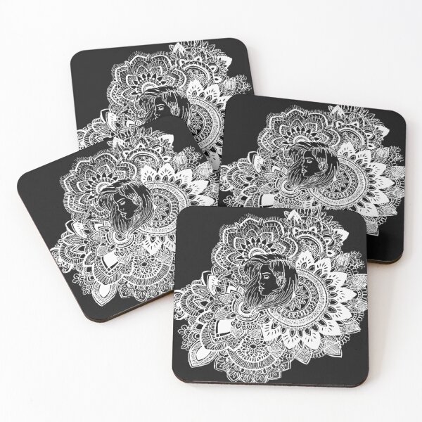 Item preview, Girl mandala  designed and sold by Mermaidssparkle.