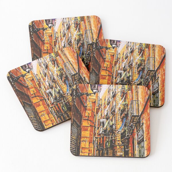 Item preview, Barcelona, Gothic Quarter designed and sold by AM FineArtPrints.