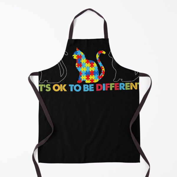 Item preview, It's Ok To Be A Little Different Shirt Autism Awareness Cat black designed and sold by nangam257.