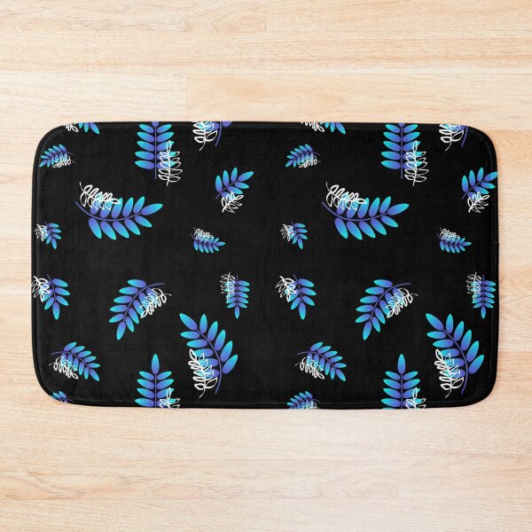 Item preview, Blue Leaves Seamless Pattern designed and sold by wildgica.