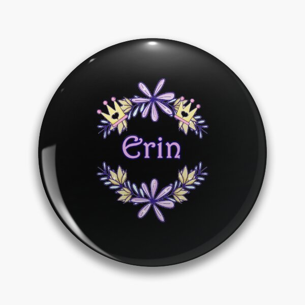 Pretty Princess Erin Royal Crest Pin