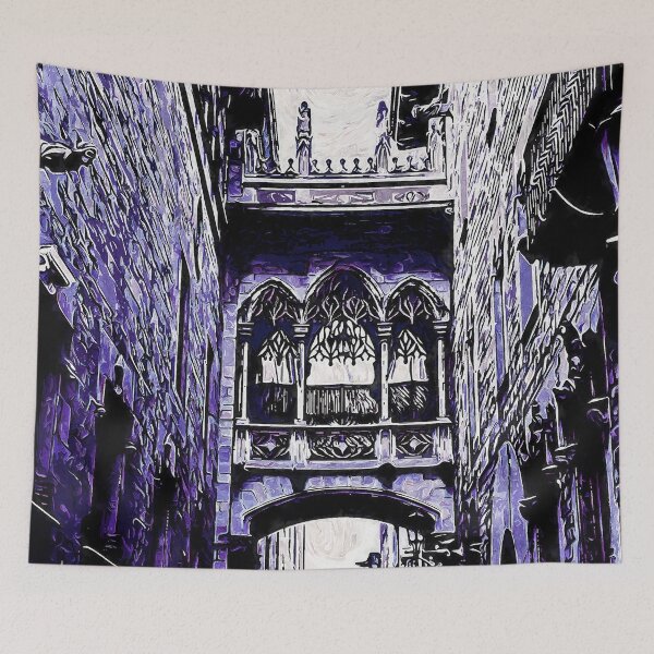 Item preview, Barcelona, Gothic Quarter designed and sold by AM FineArtPrints.