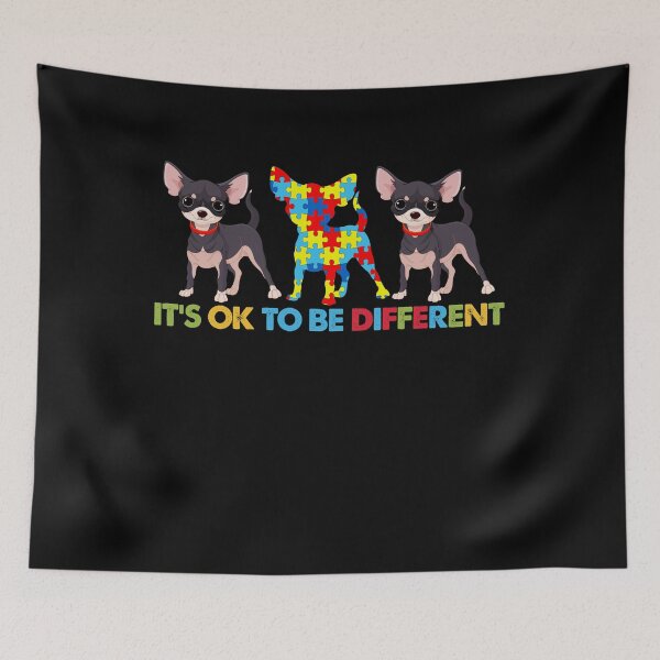 Item preview, It's Ok To Be A Little Different Shirt Autism Awareness Chihuahua designed and sold by nangam257.
