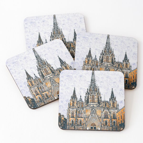 Item preview, Barcelona, Cathedral of the Holy Cross and Saint Eulalia designed and sold by AM FineArtPrints.