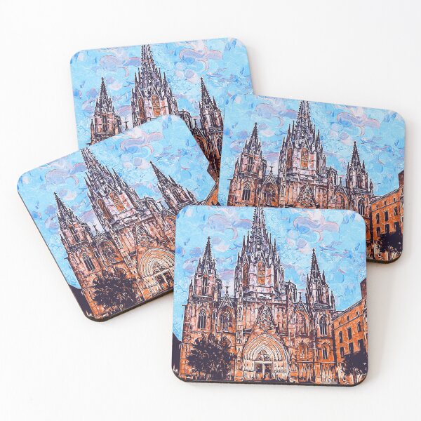 Item preview, Barcelona, Cathedral of the Holy Cross and Saint Eulalia designed and sold by AM FineArtPrints.