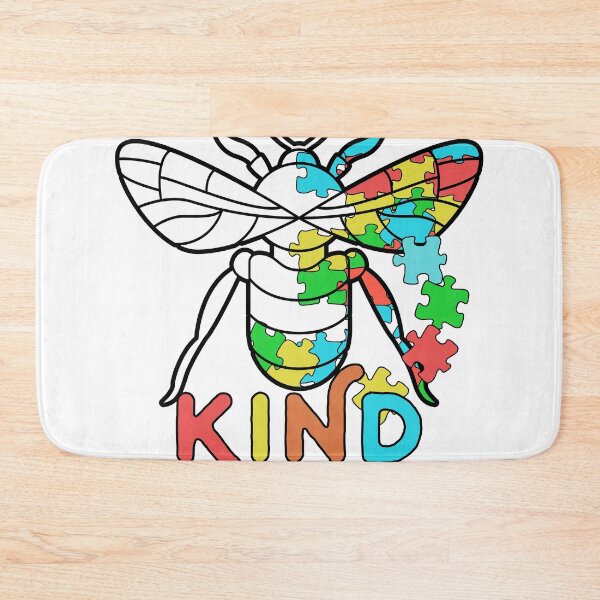 Item preview, Bee Kind Beautiful Autism Awareness Gift gift design Puzzle design designed and sold by Lisbob.