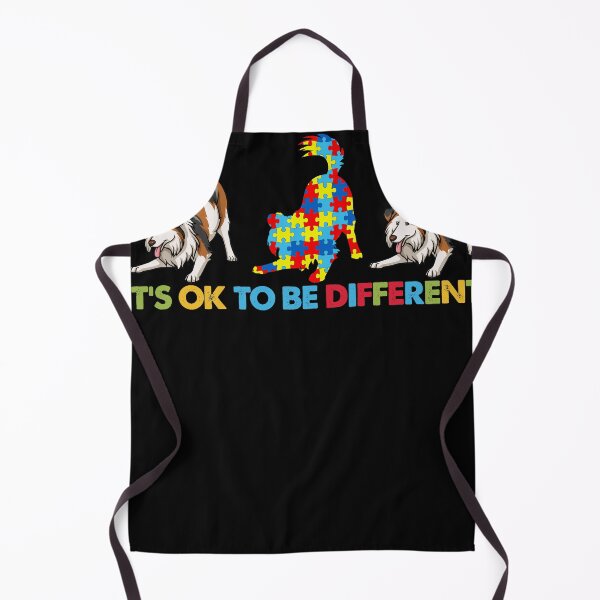 Item preview, It's Ok To Be A Little Different Shirt Autism Awareness Collie designed and sold by nangam257.