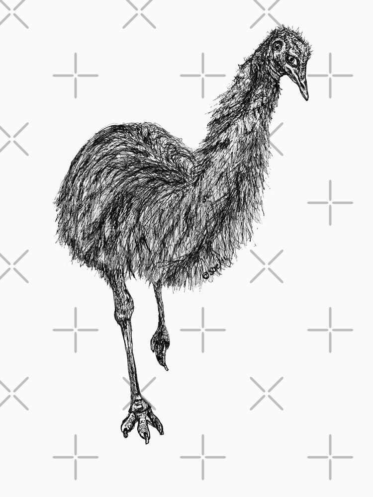Shyly the Emu by Wildcard-Sue