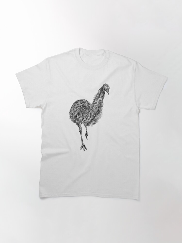 Alternate view of Shyly the Emu Classic T-Shirt