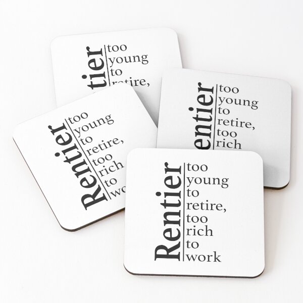 Item preview, Too young to retire - Rentier designed and sold by OVMEngemann.