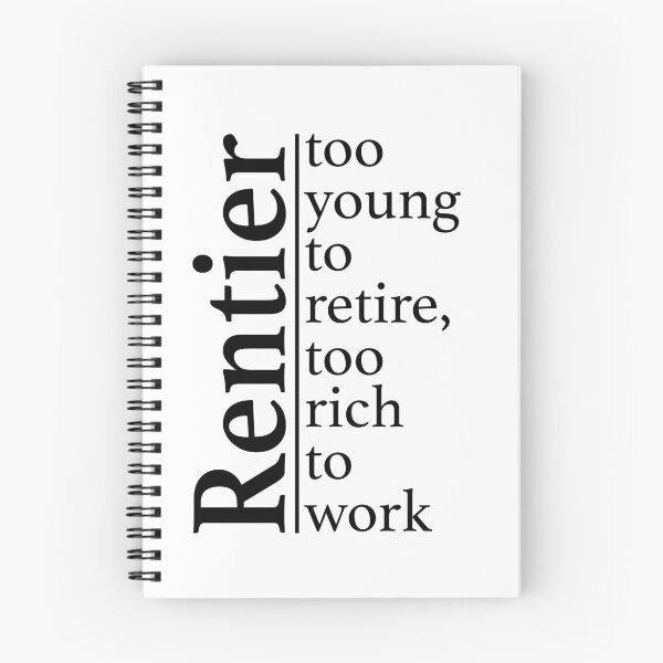 Item preview, Too young to retire - Rentier designed and sold by OVMEngemann.