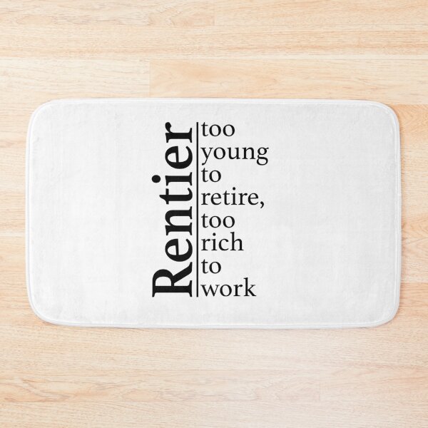 Item preview, Too young to retire - Rentier designed and sold by OVMEngemann.