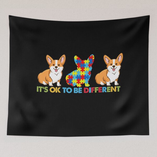 Item preview, It's Ok To Be A Little Different Shirt Autism Awareness Corgi  designed and sold by nangam257.