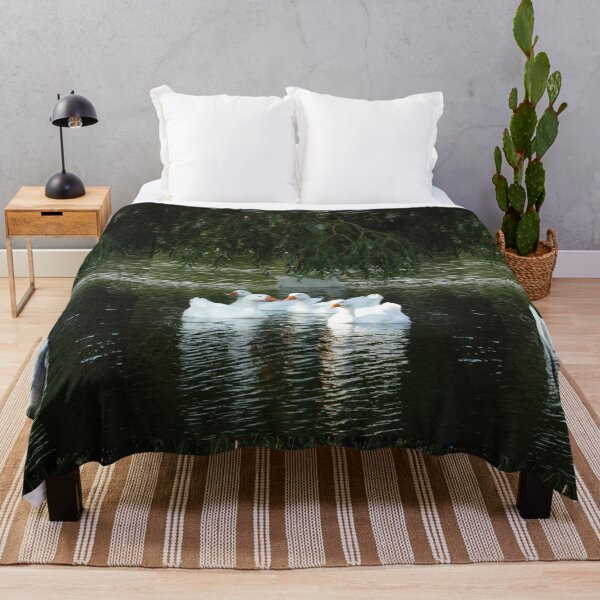 Item preview, Geese on the lake designed and sold by irinabbota.