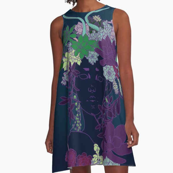 Succulent Witch A-Line Dress