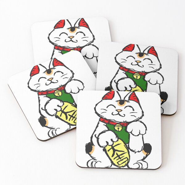 Item preview, Lucky Cat Sketchy designed and sold by Unboltingcat.