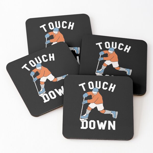 Item preview, Funny Hockey Artwork - Touchdown designed and sold by CanadianUnicorn.