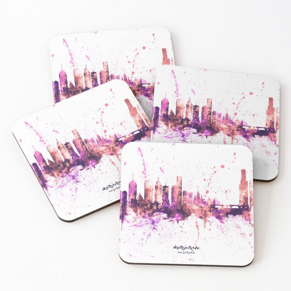 Item preview, Melbourne Australia Skyline designed and sold by ArtPrints.