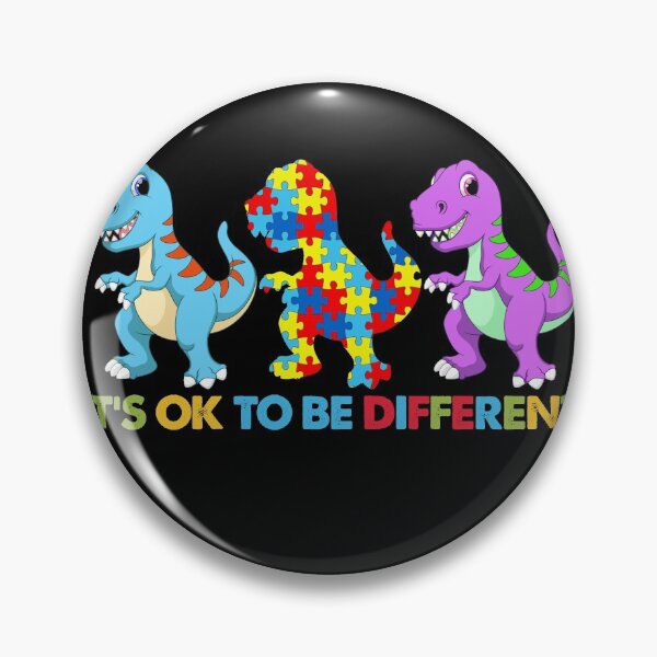 Artikelvorschau, Es ist in Ordnung, ein wenig anders zu sein Shirt Autism Awareness Dinosaurus entworfen und verkauft von nangam257.