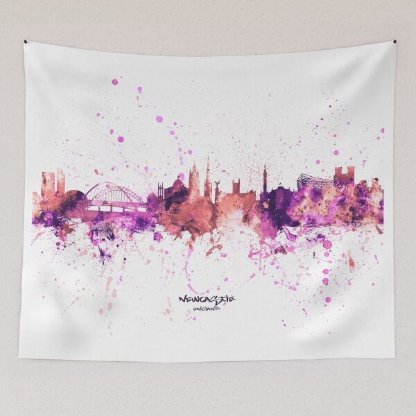 Item preview, Newcastle England Skyline designed and sold by ArtPrints.